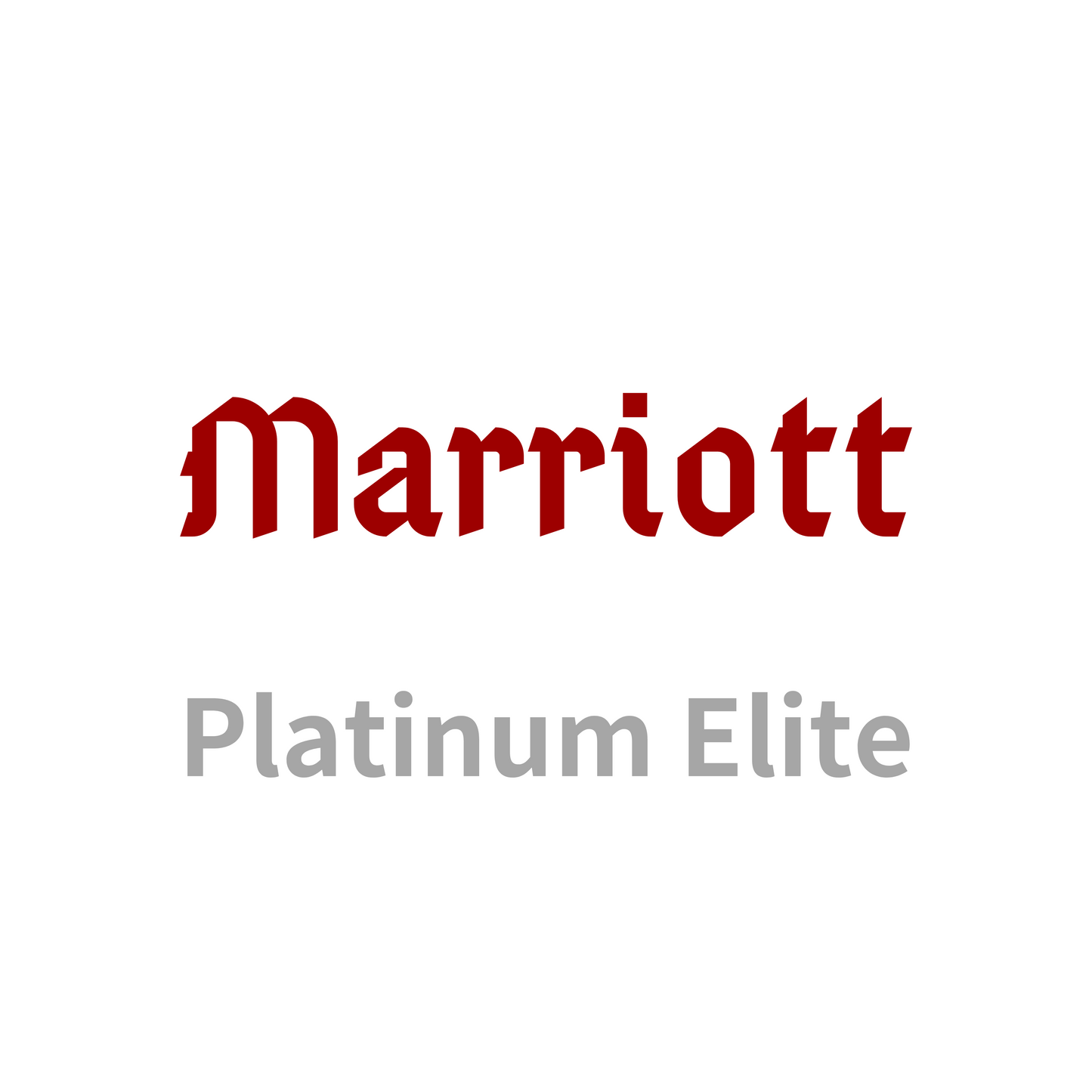 Marriott Bonvoy Platinum