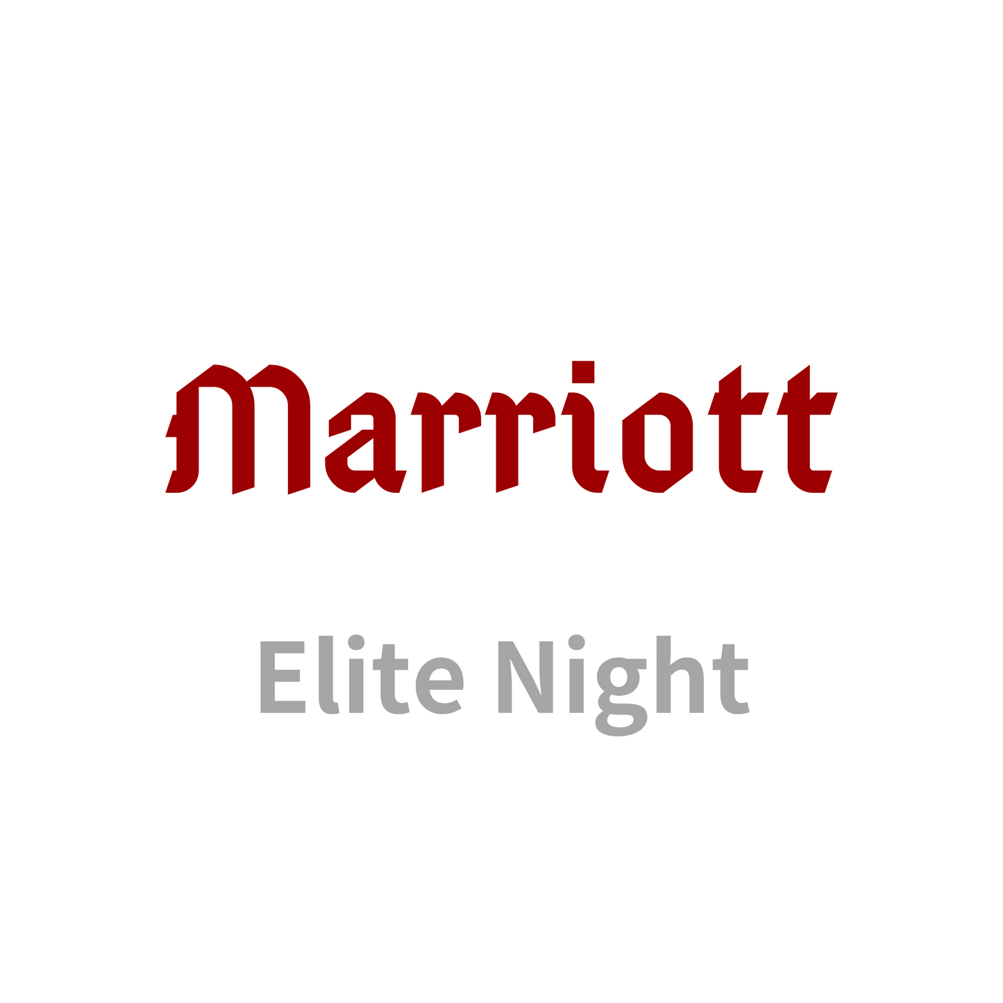 Marriott Bonvoy Elite Night